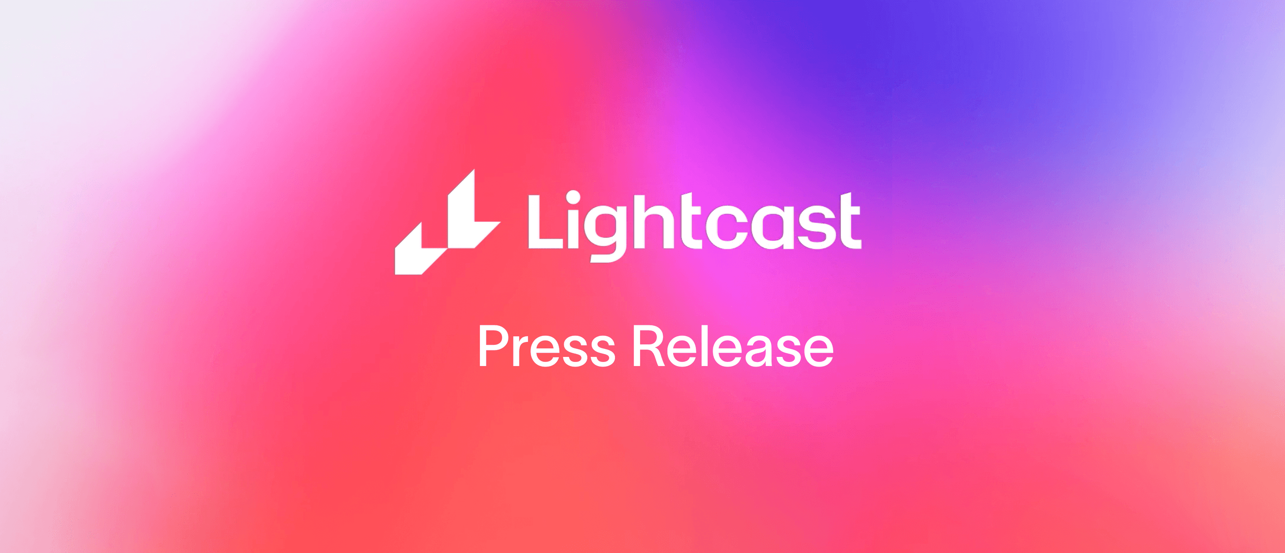 Header image reading "Lightcast press release"